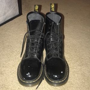 Shiny Black DocMartens
